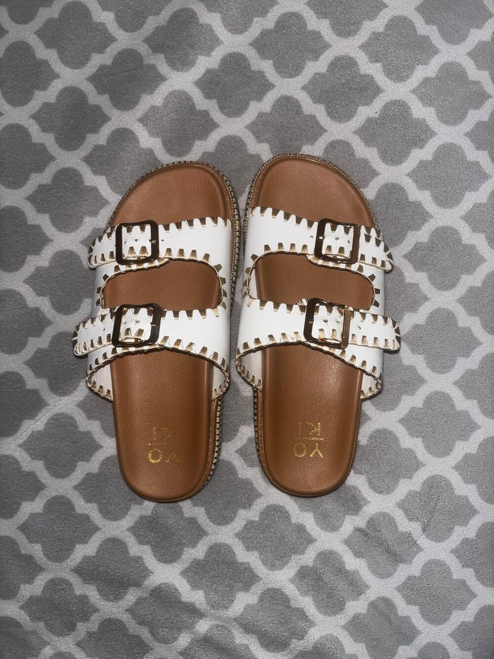 White sandal